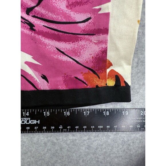 Cato Dress Womens Sz 6 Pink Orange Pockets Sleeveless Abstract Brushstroke Print - Picture 14 of 14